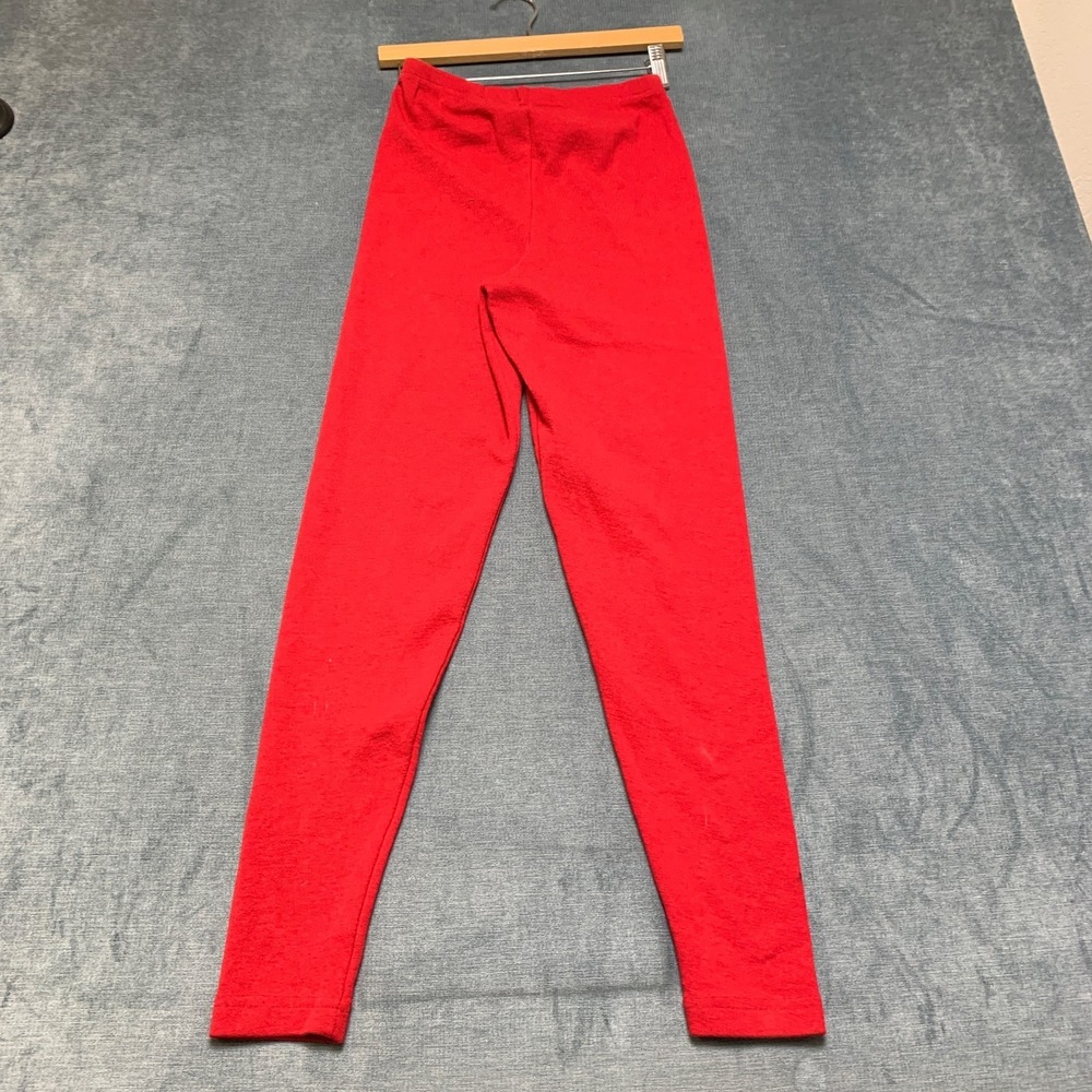 Star Cody Leggings Womens Large Red Ankle Stretch Yoga Gym Activewear Pull On